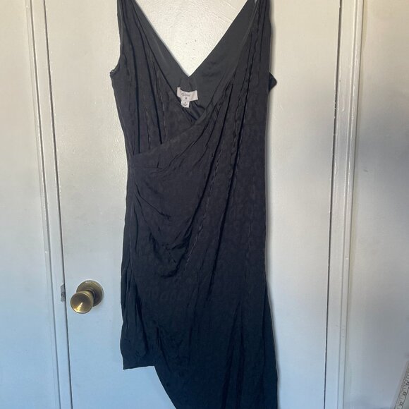 Cushnie x Target NWT Black Asymmetrical Black Leopard Mini Dress - Picture 2 of 7